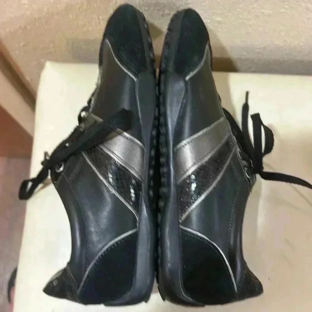 Geox leather walking shoes size 10 - Picture 5 of 8